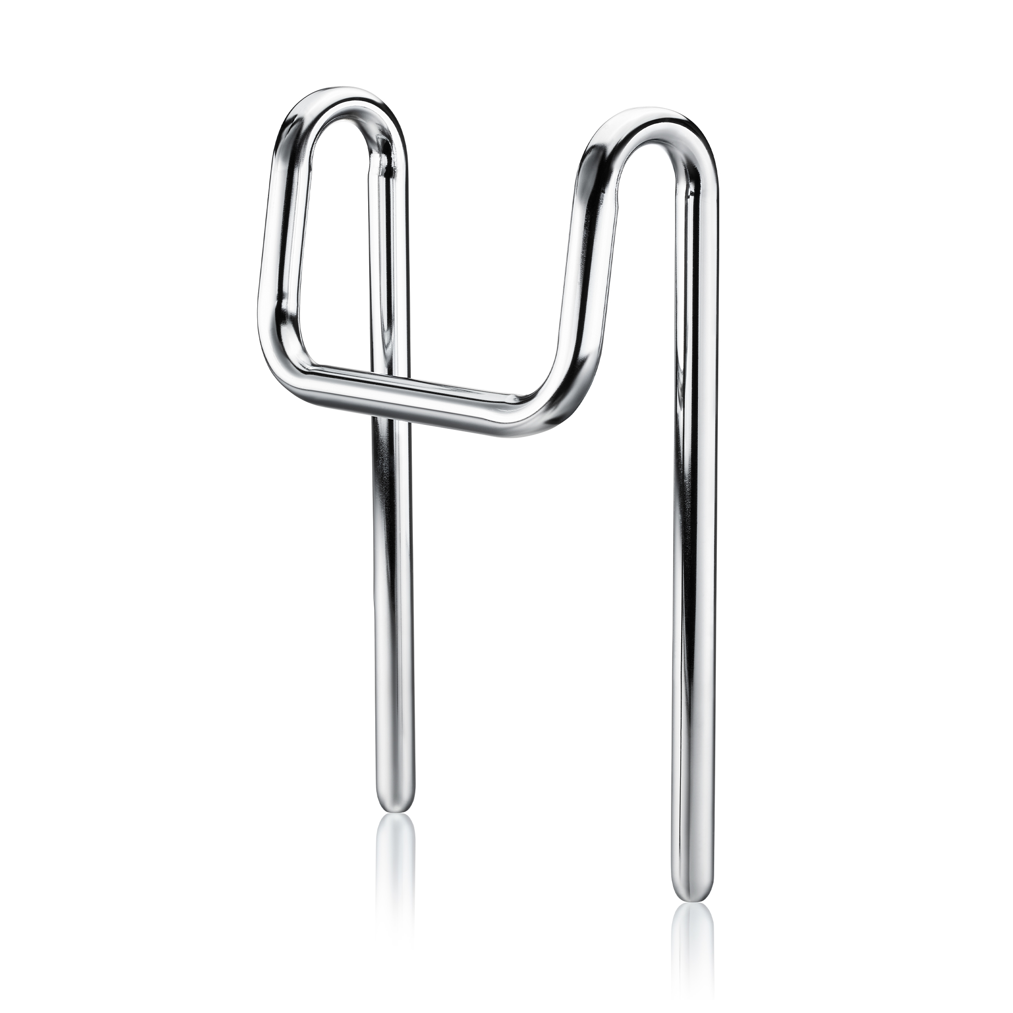 U-förmig gebogenes Metallrohr aus Edelstahl für Automotive- und Fluidtechnik-Anwendungen.