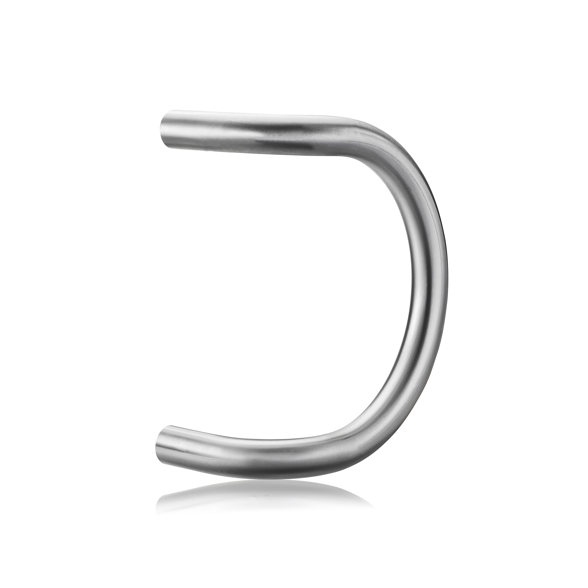 Gebogenes Metallrohr in halbrunder U-Form.