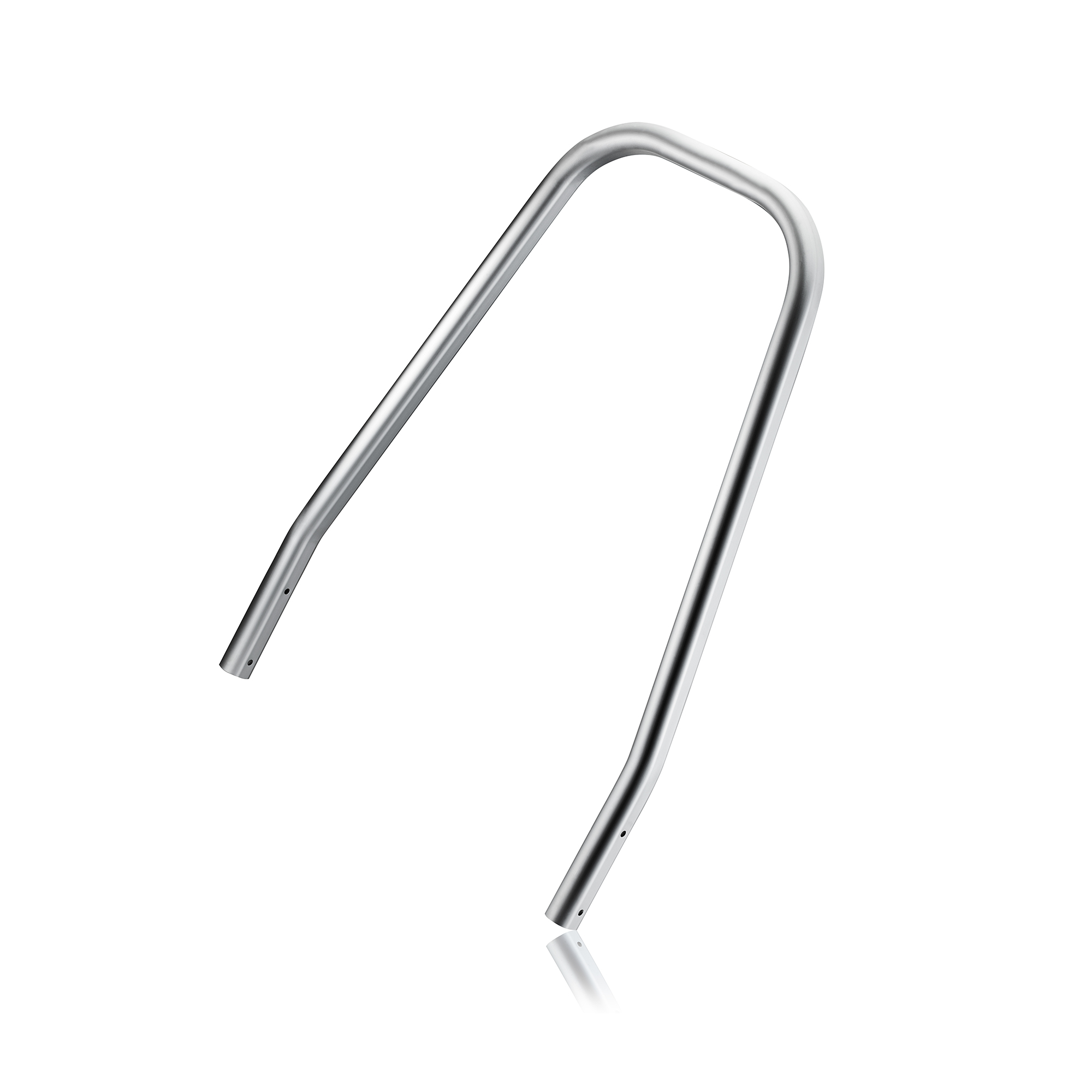 Gebogenes Metallrohr mit schräger Geometrie und präzisen Biegeradien.