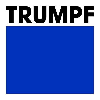 TRUMPF Logo – Hersteller für Werkzeugmaschinen und Lasertechnologie.